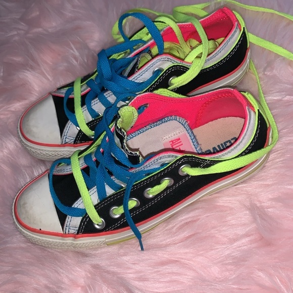 RARE Double Low Top Converse - Picture 5 of 6